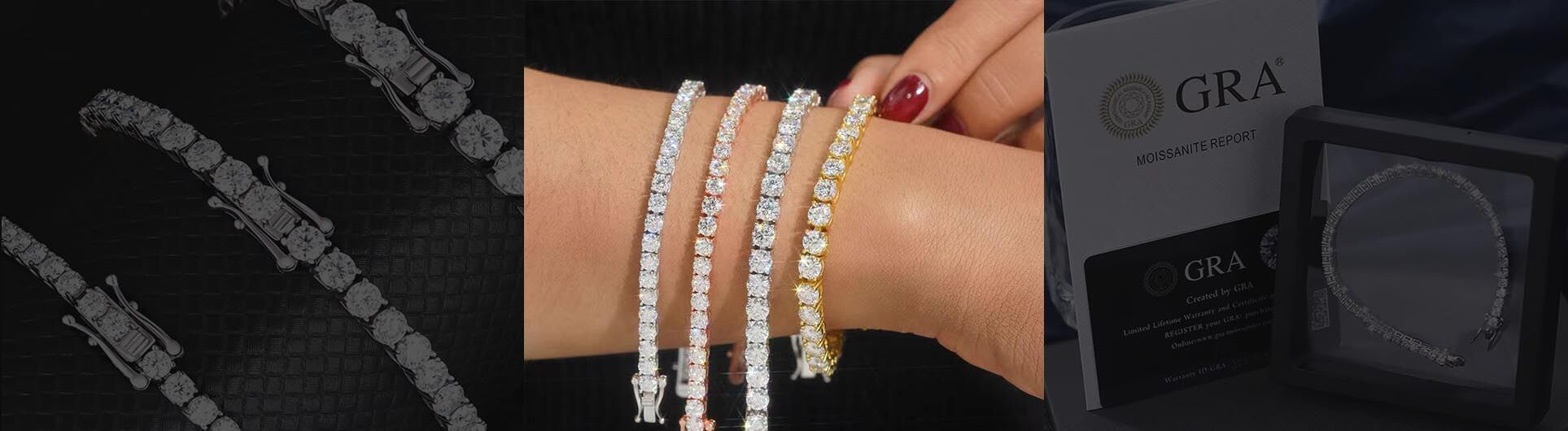 Moissanite Tennis Bracelets