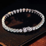 9.50 Carat, Moissanite Tennis Bracelet - A Timeless Treasure