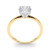 Jovie - Round Moissanite Engagement Ring