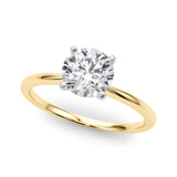 Jovie - Round Moissanite Engagement Ring