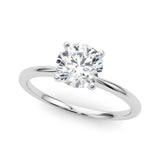 Jovie - Round Moissanite Engagement Ring