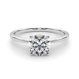 Jovie - Round Moissanite Engagement Ring