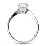 Sophia Lab-Grown Diamond Engagement Ring – Round Brilliant Cut with Pave-Set Band in Yellow, Rose, White Gold, or Platinum