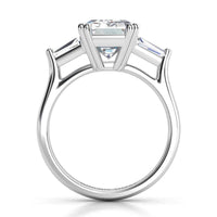 Baguette diamond store cluster ring